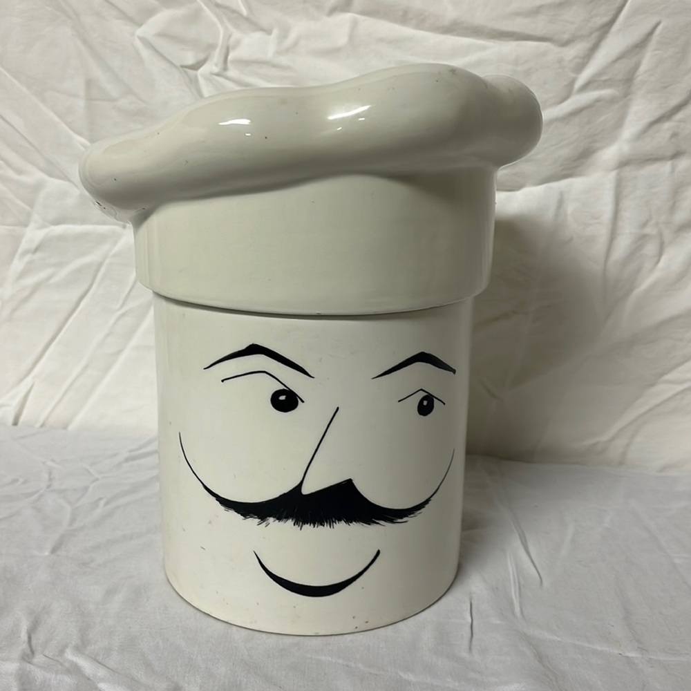 70s Manzer Ceramic Cookie Jar from Italy